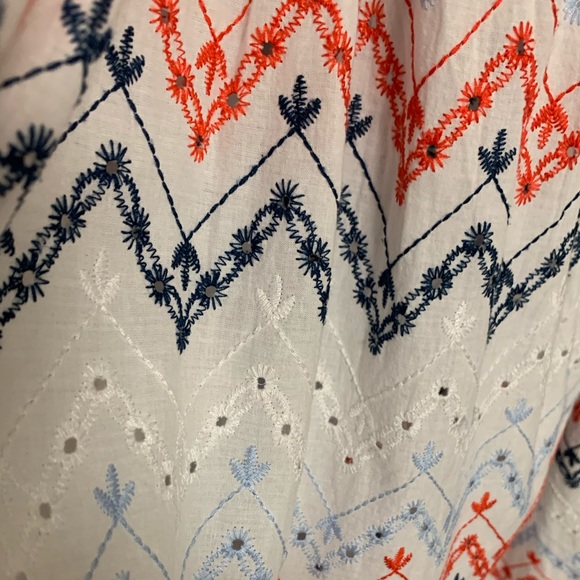 Sabina Musayev White Embroidered Fiji dress XL - Picture 4 of 9